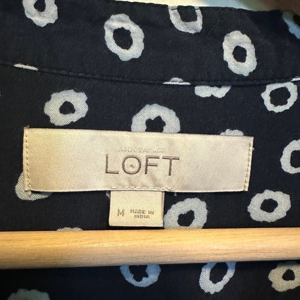 Loft shirt dress with abstract polka dot print - Picture 9 of 11